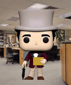 Deals ❤️ The Office Funko Pop! Michael Scott (as Willy Wonka W/Golden Ticket) ❤️