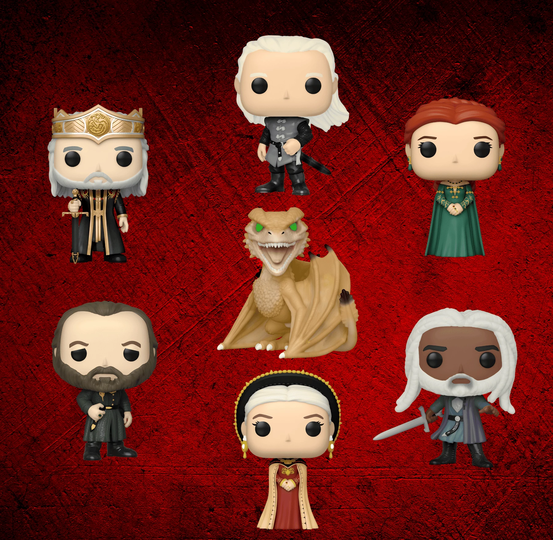 Cheap ???? House Of The Dragon Funko Pop! Complete Set Of 7 ???? 3 Cheap ???? House Of The Dragon Funko Pop! Complete Set Of 7 ????