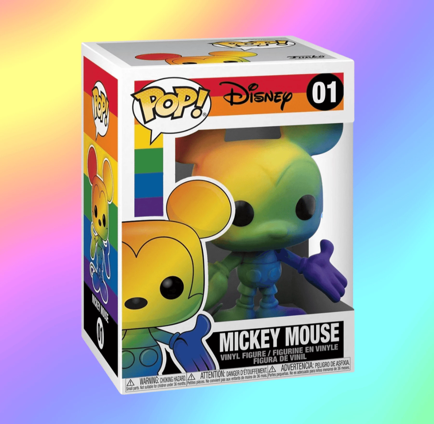 Top 10 ???? Disney: Pride Funko Pop! Mickey Mouse (Rainbow) #01 ???? 5 Top 10 ???? Disney: Pride Funko Pop! Mickey Mouse (Rainbow) #01 ???? - Image 3
