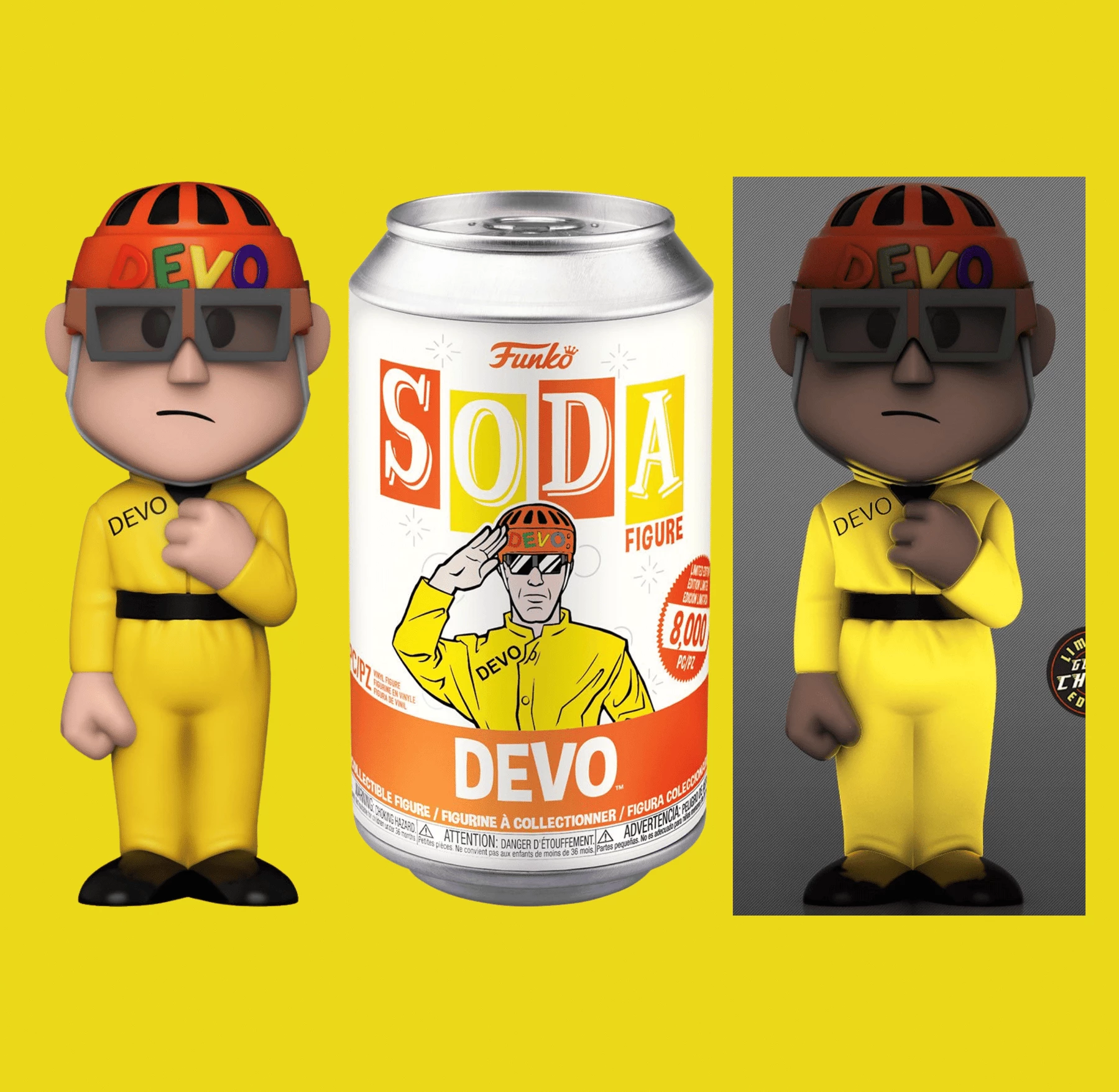 New ⌛ Devo Funko Vinyl SODA Satisfaction (Chance Of Chase) ⭐ 3 New ⌛ Devo Funko Vinyl SODA Satisfaction (Chance Of Chase) ⭐
