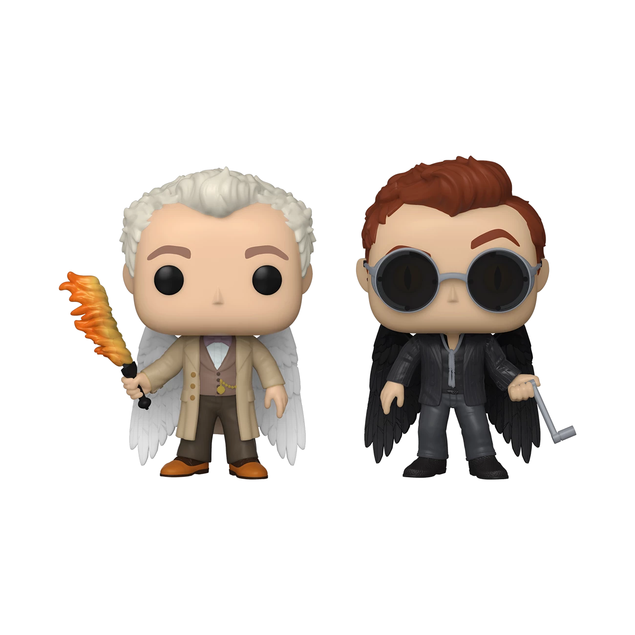 Coupon ???? Good Omens Funko Pop! Aziraphale & Crowley With Wings (2-pack) ???? 5 Coupon ???? Good Omens Funko Pop! Aziraphale & Crowley With Wings (2-pack) ???? - Image 3