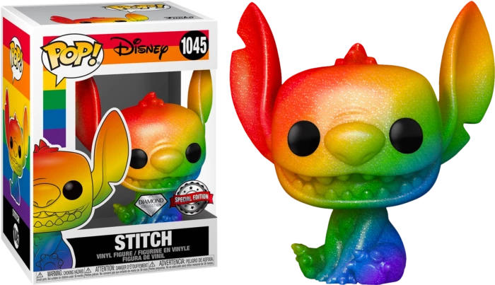 Cheap ???? Disney: Pride Funko Pop! Stitch (Rainbow) (Diamond Glitter) #1045 ???? 6 Cheap ???? Disney: Pride Funko Pop! Stitch (Rainbow) (Diamond Glitter) #1045 ???? - Image 4