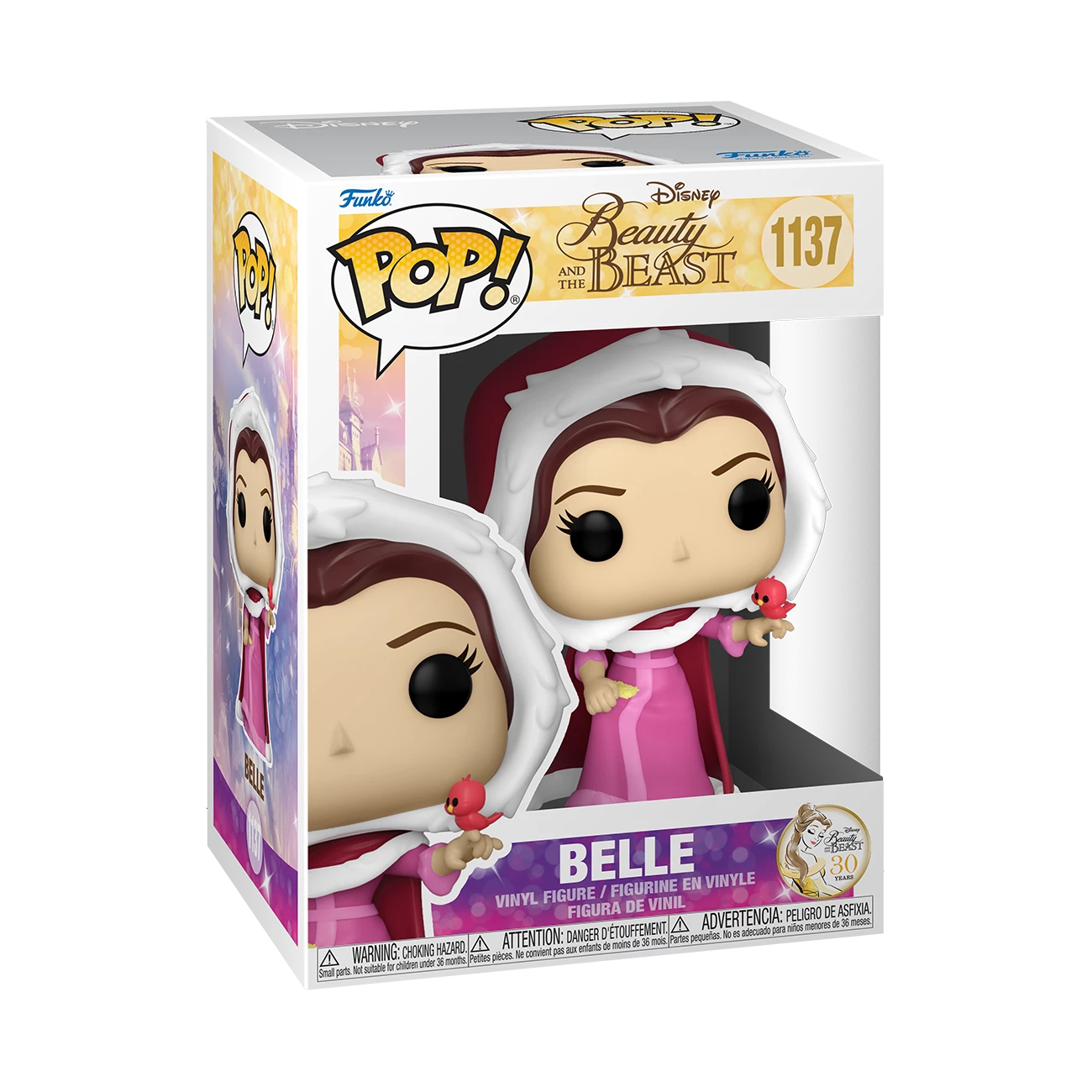 New ???? Beauty And The Beast Funko Pop! Winter Belle (with Hooded Cape) #1137 ✔️ 5 New ???? Beauty And The Beast Funko Pop! Winter Belle (with Hooded Cape) #1137 ✔️ - Image 3