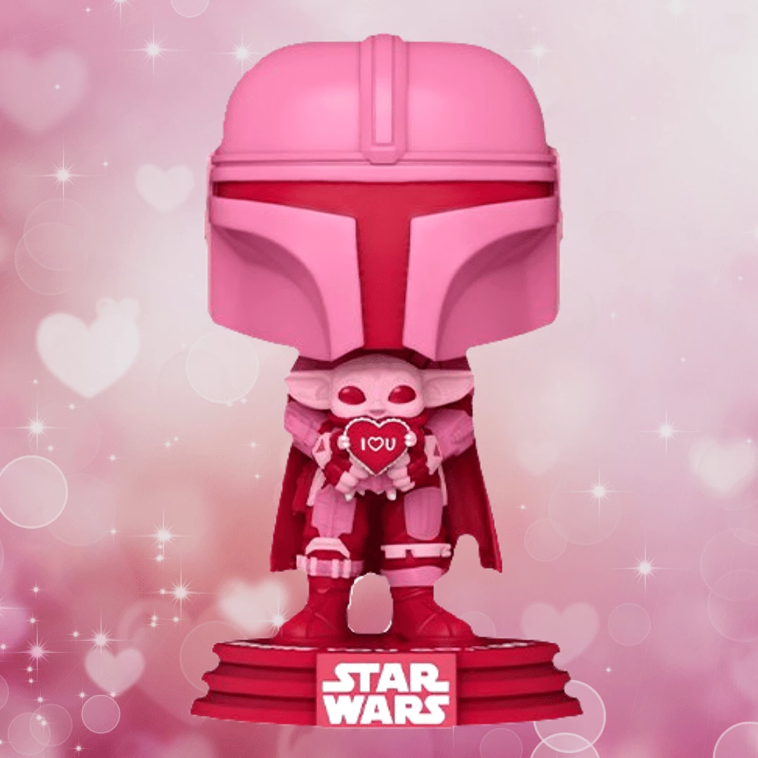 Deals ⌛ Star Wars: Valentines Funko Pop! The Mandalorian (with Grogu) #498 ???? 3 Deals ⌛ Star Wars: Valentines Funko Pop! The Mandalorian (with Grogu) #498 ????