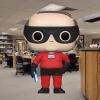Brand new ???? The Office Funko Pop! Kevin Malone (as Dunder Mifflin Superhero) #1175 ????