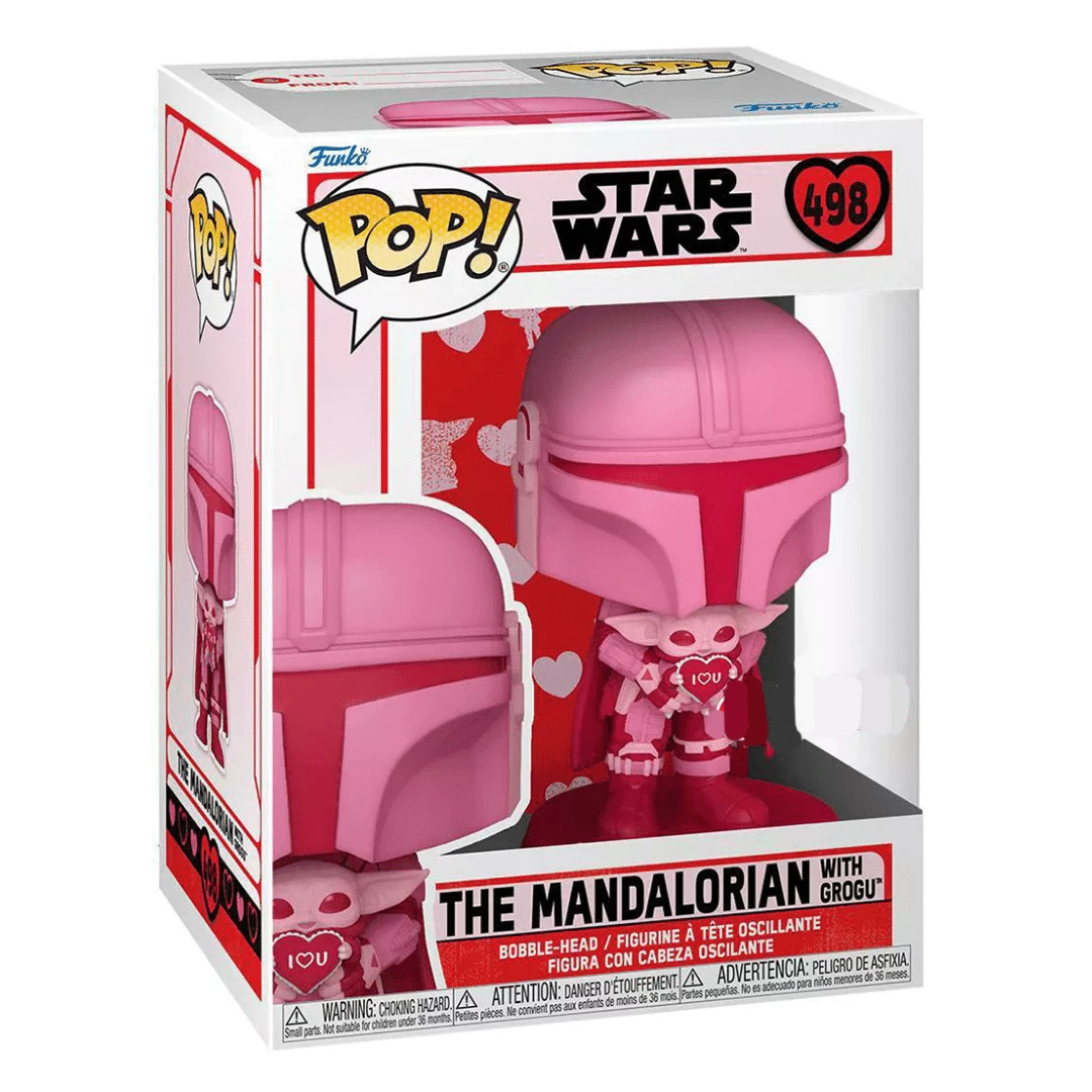 Deals ⌛ Star Wars: Valentines Funko Pop! The Mandalorian (with Grogu) #498 ???? 4 Deals ⌛ Star Wars: Valentines Funko Pop! The Mandalorian (with Grogu) #498 ???? - Image 2