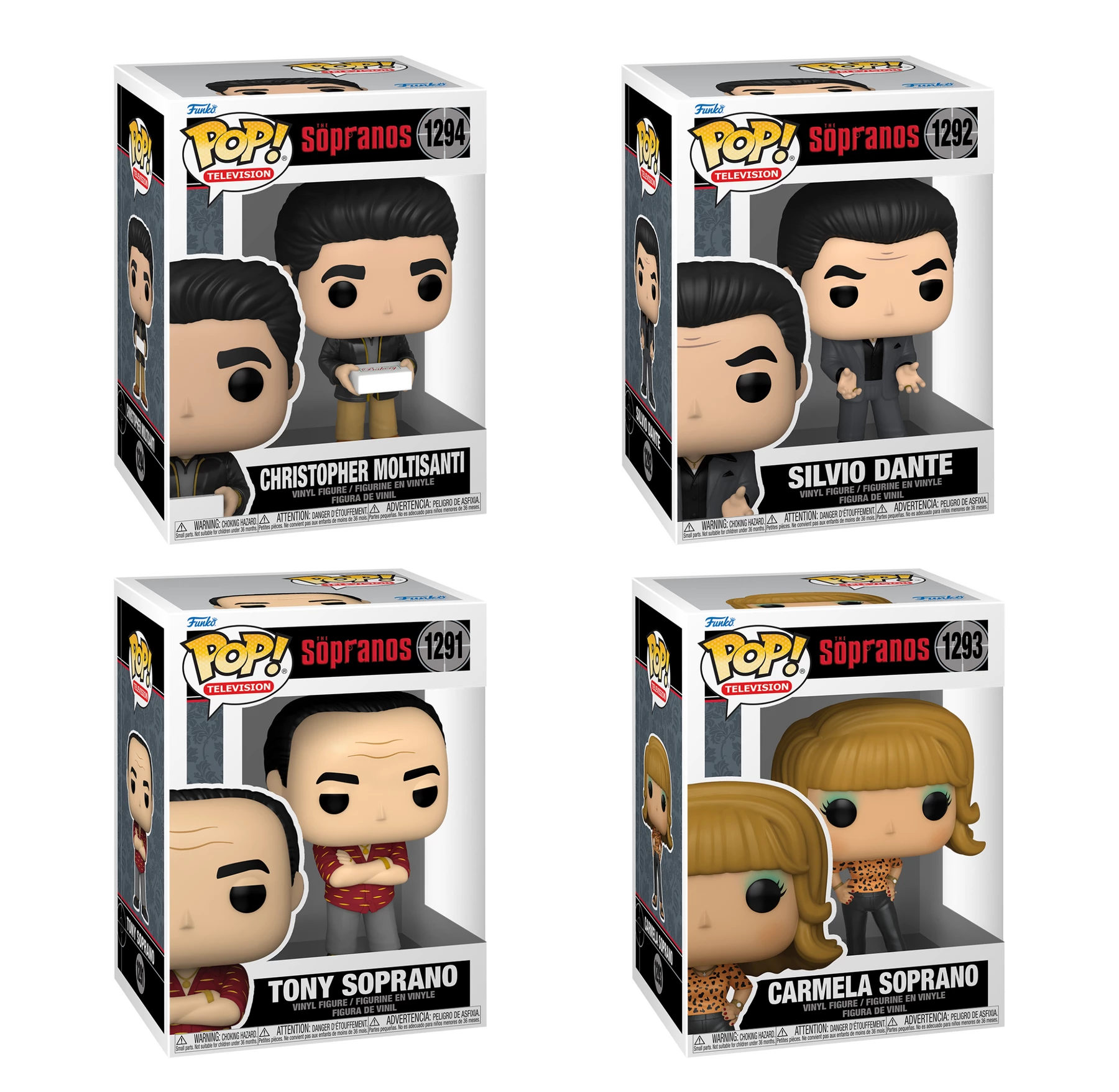 Promo ???? The Sopranos Funko Pop! Complete Set Of 4 ???? 4 Promo ???? The Sopranos Funko Pop! Complete Set Of 4 ???? - Image 2