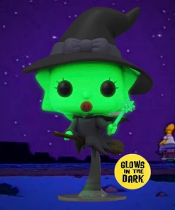 Cheapest ???? The Simpsons Treehouse Of Horror Funko Pop! Witch Maggie (GITD) ????