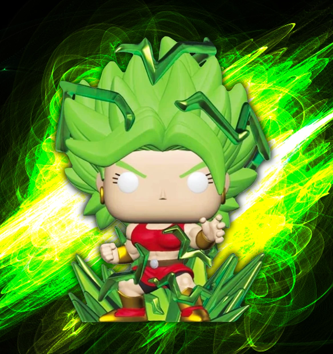 Best Sale ???? Dragon Ball Super Funko Pop! Super Saiyan Kale (with Energy) (GITD) CHASE #819 ???? 3 Best Sale ???? Dragon Ball Super Funko Pop! Super Saiyan Kale (with Energy) (GITD) CHASE #819 ????