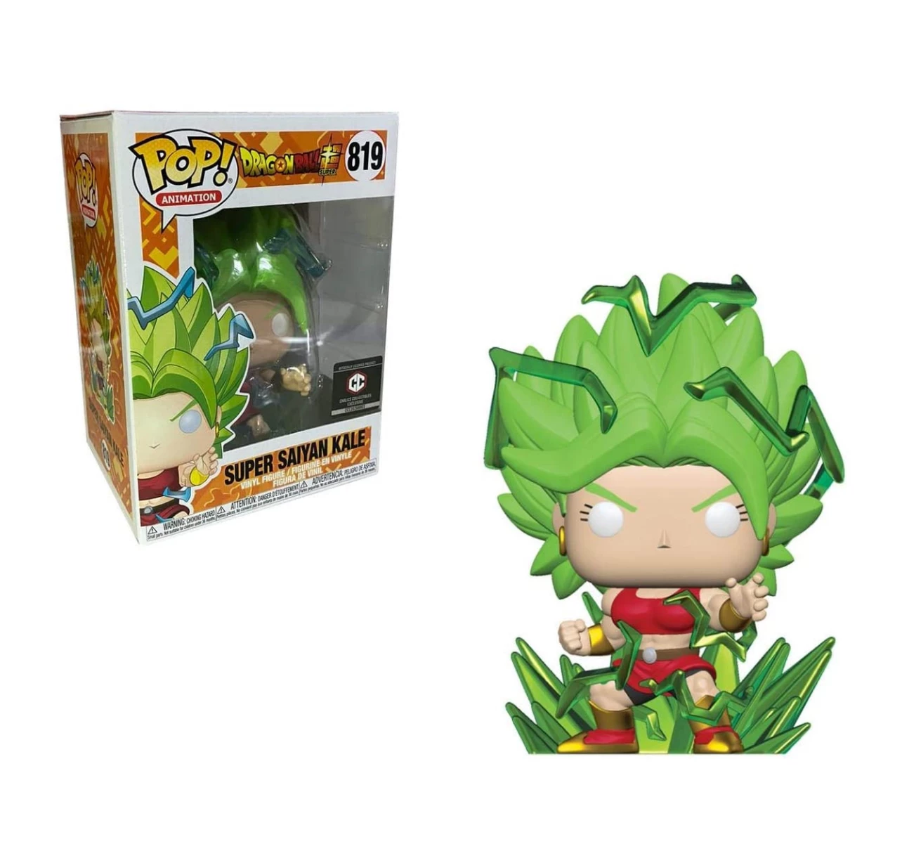 Best Sale ???? Dragon Ball Super Funko Pop! Super Saiyan Kale (with Energy) (GITD) CHASE #819 ???? 4 Best Sale ???? Dragon Ball Super Funko Pop! Super Saiyan Kale (with Energy) (GITD) CHASE #819 ???? - Image 2
