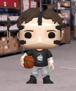 Cheapest ???? The Office Funko Pop! Dwight (Basketball) #1103 ????