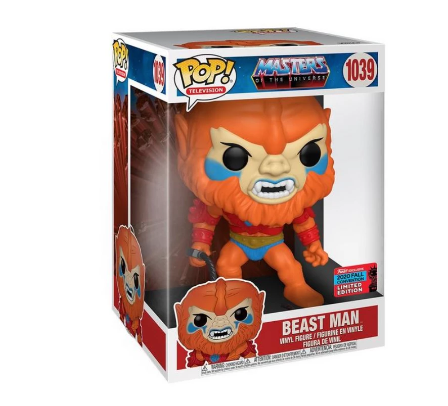 Outlet ???? He-Man Funko Pop! Beast Man 10in (2020 Fall Convention Shared Sticker) #1039 ???? 5 Outlet ???? He-Man Funko Pop! Beast Man 10in (2020 Fall Convention Shared Sticker) #1039 ???? - Image 3