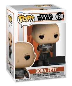 Cheapest ❤️ TOY RESCUE: Star Wars: The Mandalorian Funko Pop! Boba Fett (Unmasked) #490 (Non-Mint) ????