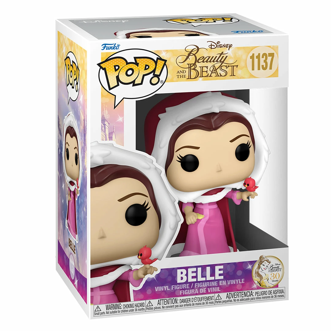 New ???? Beauty And The Beast Funko Pop! Winter Belle (with Hooded Cape) #1137 ✔️ 4 New ???? Beauty And The Beast Funko Pop! Winter Belle (with Hooded Cape) #1137 ✔️ - Image 2