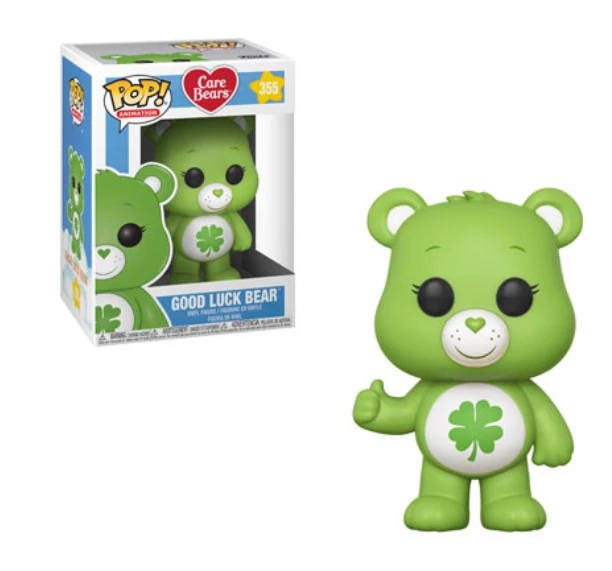 Hot Sale ???? Care Bears Funko Pop! Good Luck Bear CHASE #355 ???? 3 Hot Sale ???? Care Bears Funko Pop! Good Luck Bear CHASE #355 ????