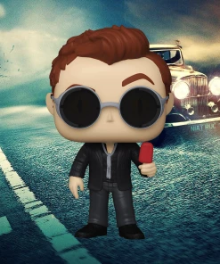 Coupon ⭐ Good Omens Funko Pop! Crowley (with Ice Cream) CHASE #1078 ✔️