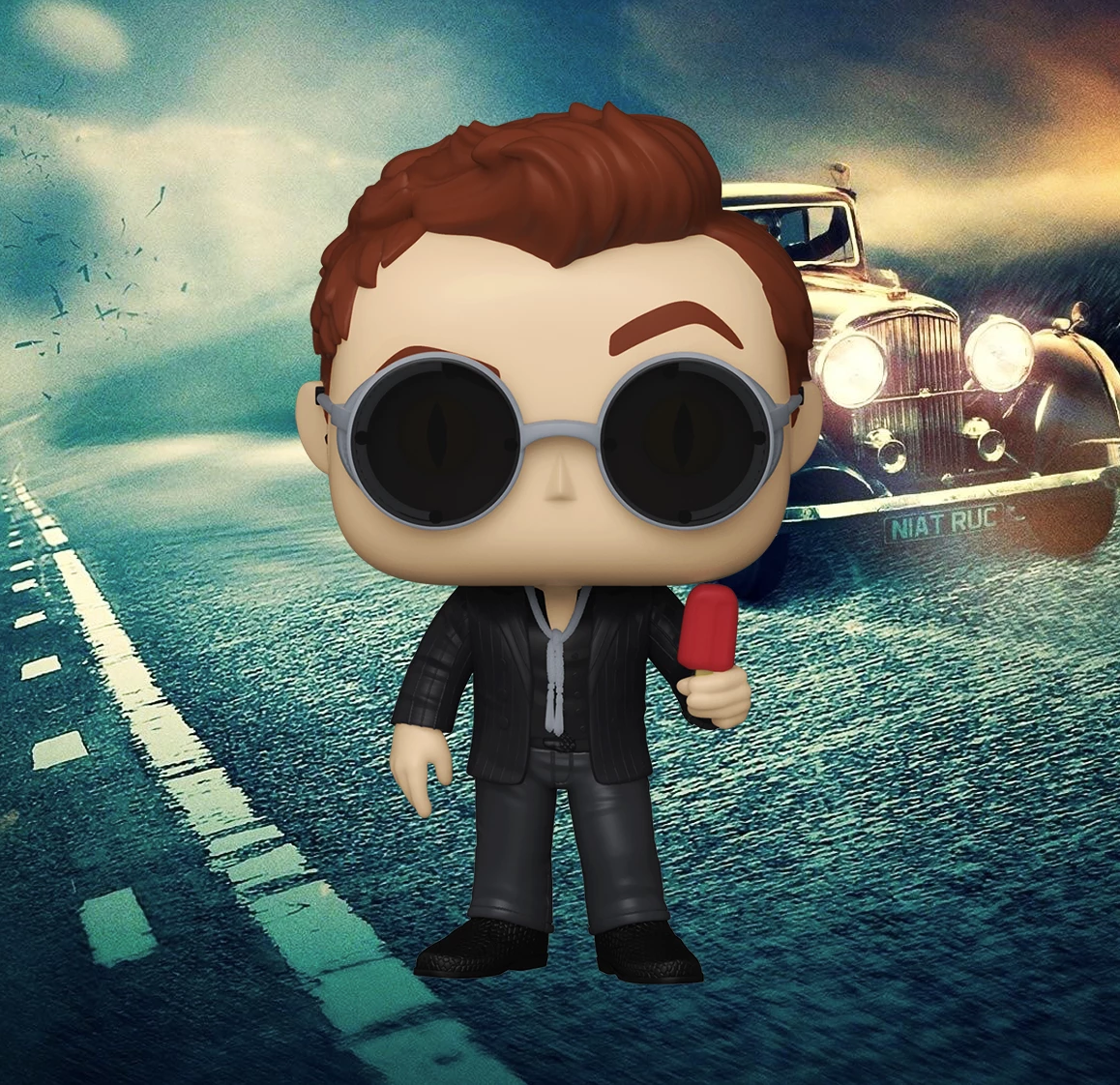 Coupon ⭐ Good Omens Funko Pop! Crowley (with Ice Cream) CHASE #1078 ✔️ 3 Coupon ⭐ Good Omens Funko Pop! Crowley (with Ice Cream) CHASE #1078 ✔️