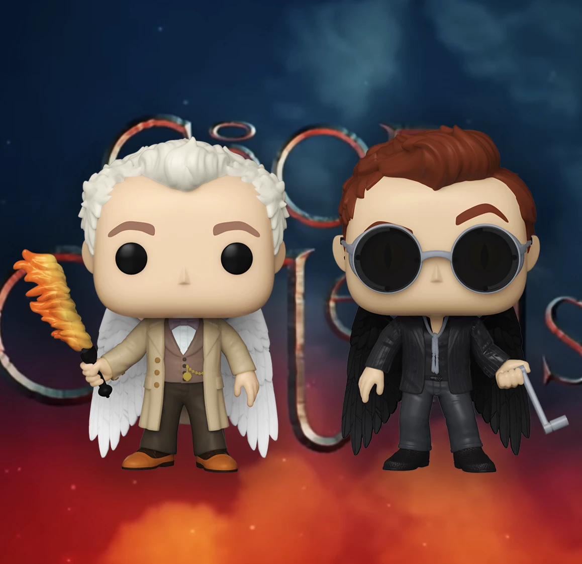 Coupon ???? Good Omens Funko Pop! Aziraphale & Crowley With Wings (2-pack) ???? 3 Coupon ???? Good Omens Funko Pop! Aziraphale & Crowley With Wings (2-pack) ????