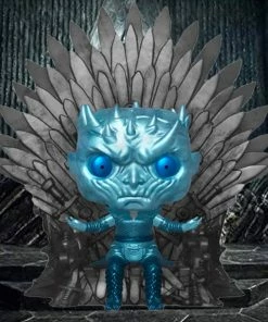 Discount ???? Game Of Thrones Funko Pop! Night King On Iron Throne (Metallic) 6in #74 ????