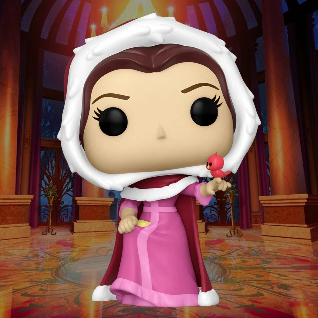 New ???? Beauty And The Beast Funko Pop! Winter Belle (with Hooded Cape) #1137 ✔️ 3 New ???? Beauty And The Beast Funko Pop! Winter Belle (with Hooded Cape) #1137 ✔️