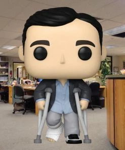 Wholesale ???? The Office Funko Pop! Michael Scott (with Crutches) #1170 ✔️