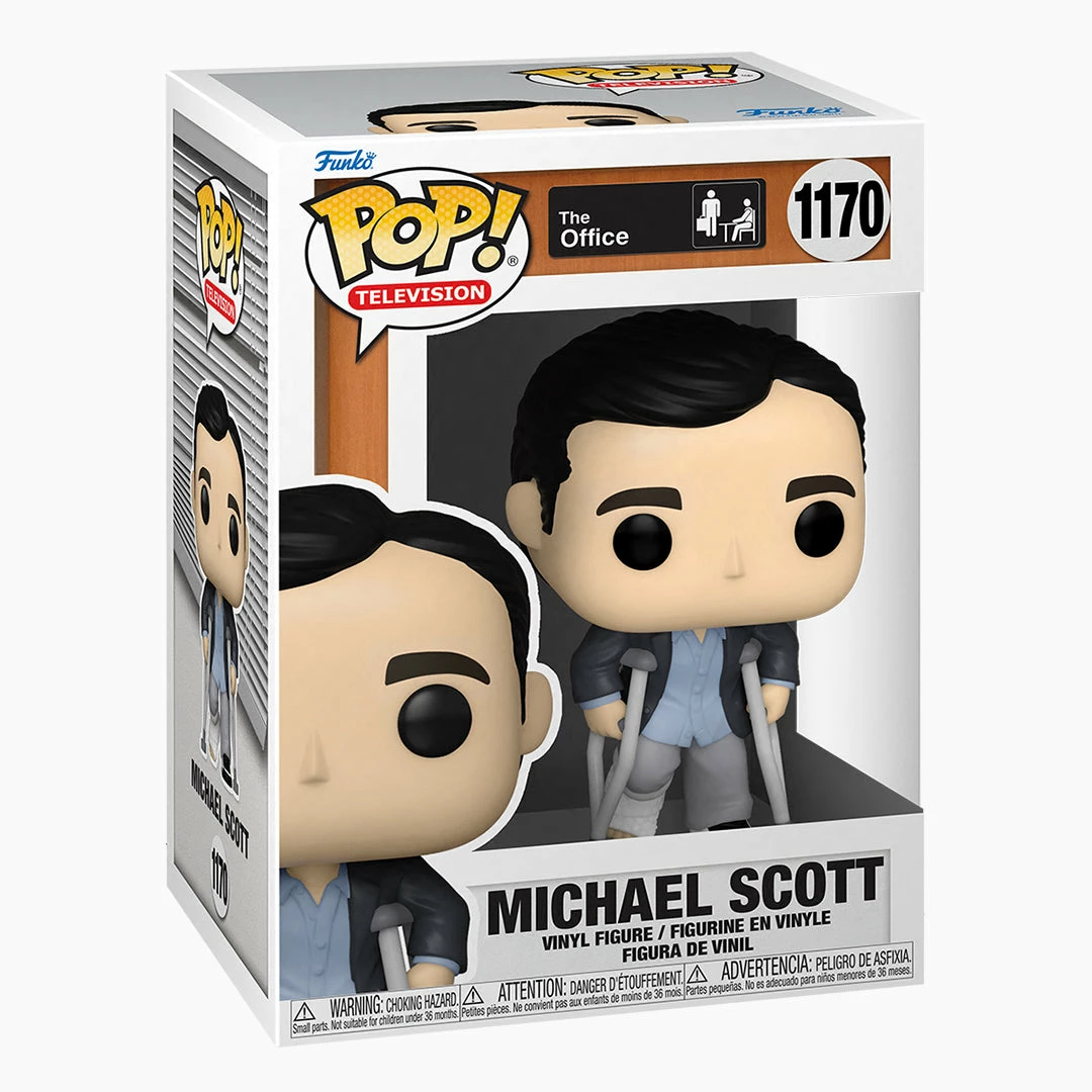 Wholesale ???? The Office Funko Pop! Michael Scott (with Crutches) #1170 ✔️ 4 Wholesale ???? The Office Funko Pop! Michael Scott (with Crutches) #1170 ✔️ - Image 2