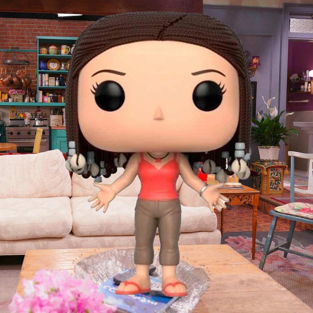 Best Sale ⌛ Friends Funko Pop! Monica Geller CHASE (Frizzy Barbados Hair) #704 ✨ 3 Best Sale ⌛ Friends Funko Pop! Monica Geller CHASE (Frizzy Barbados Hair) #704 ✨