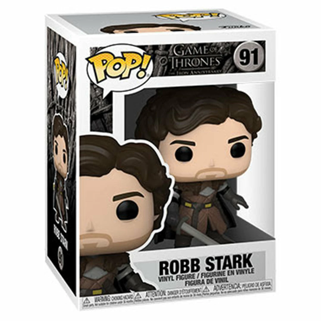 Outlet ???? Game Of Thrones: The Iron Anniversary Funko Pop! Robb Stark (with Sword) #91 ???? 4 Outlet ???? Game Of Thrones: The Iron Anniversary Funko Pop! Robb Stark (with Sword) #91 ???? - Image 2